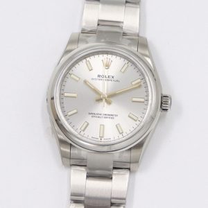 Replica Rolex Oyster Perpetual 31mm 277200 EWF Best Edition Silver Dial on SS Bracelet 6T15