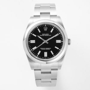 Replica Rolex Oyster Perpetual 41mm 124300 GMF 1:1 Best Edition 904L Steel Black Dial on SS Bracelet SA3230