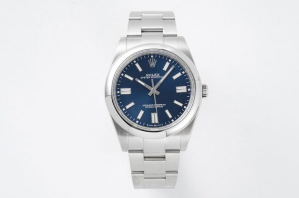 Replica Rolex Oyster Perpetual 41mm 124300 GMF 1:1 Best Edition 904L Steel Blue Dial on SS Bracelet SA3230