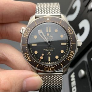 Replica Omega Seamaster 300 "No Time to Die" Limited Edition VSF 1:1 Best Edition on SS Mesh Bracelet A8806(Free Nato) V3